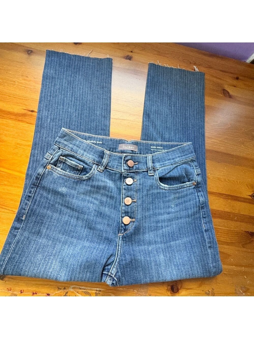 DL1961 Mara ankle highrise instasculpt jeans size 27
